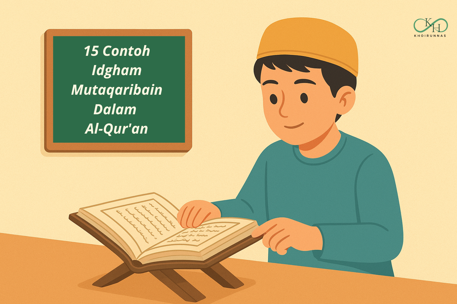 15 Contoh Idgham Mutaqaribain